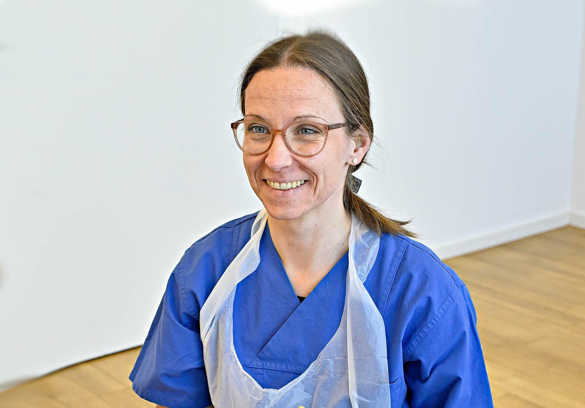 Michelle: Gesundheits- und Krankenpflegerin 